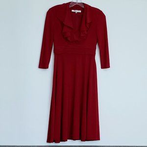 EVAN-PICONE Red Dress, 2 Petite